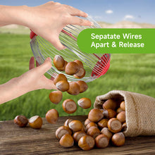 Load image into Gallery viewer, SANLIKE Fruit Picker Aluminium Tube Retractable Nut Gatherer Fruit Collector Walnuts Chestnuts Harvester Rollers Picking Tool