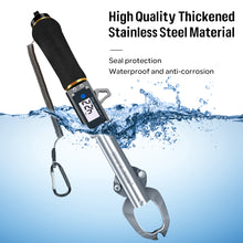 Load image into Gallery viewer, SANKILE Fish Lip Grip Controller With Digital Weighing Scale Stainless Red Fishing Gripper Grabber Clip Fishing Tool Accessories