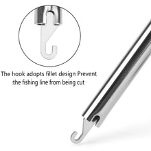 Load image into Gallery viewer, SANLIKE 2Pcs Fishing Hook Remover Tools Stainless Steel Fish Hook Unhooker Safety Extractor Fishing Tools Accessories