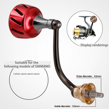 Load image into Gallery viewer, SANLIKE Fishing Reel Handle Right And Left of Thread Aviation Aluminum Fishing Tool for Shimano Spinning Reels