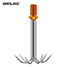 Load image into Gallery viewer, SANLIKE Squid Umbrella Fishing Hooks Stainless Steel Anchor Squid Squid 7-Pin Fish Hooks Threaded Diameter Fishing Accessories