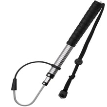 Load image into Gallery viewer, SANLIKE 60cm Telescopic Fishing Hook Stainless Steel Hook Aluminium Telescopic Pole Rubber Grip Outdoor Fishing Accessories