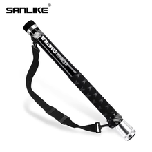 Load image into Gallery viewer, SANLIKE 3m Black Telescopic Carbon Fibre Fishing Net Long Handle Portable Compact Belt Landing Rod Fishing Net Rod Fishing Tools