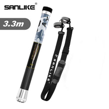Load image into Gallery viewer, SANLIKE 2.4m/3.0m Fishing Net Pole Portable Telescopic Extension Glass Fibre Handle Rod Fish Catching Landing Nets Fishing Tool