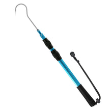 Load image into Gallery viewer, SANLIKE 1.4m Telescopic Fishing Gaff with Stainless Hook Aluminium Alloy Pole with Soft EVA Handle Fishing Spear Hook Tool Accessorie
