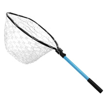 Load image into Gallery viewer, SANLIKE 0.85m Fishing Net Collapsible Pole Folding Extend Rubber Coated Freshwater Saltwater Landing Net for Carp Catching