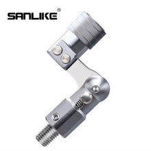 Load image into Gallery viewer, SANLIKE Aluminum Folding Joint Fishing Pole Converted into Dip Net Adapter Joints Connector