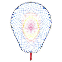 Load image into Gallery viewer, SANLIKE Fishing Net Nylon portable Folding landing Dip Net Collapsible Aluminum Oval Frame With Adapter Fishing Tool