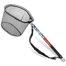 Load image into Gallery viewer, SANLIKE 7m 8m Portable Fishing Net Telescopic Carbon Fiber Rod Fishing Dip Net Handle Gray Camouflage Fishing Dip Net Pole Set
