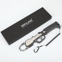 Load image into Gallery viewer, SANLIKE Fishing Lip Gripper Controller With weighing Stainless Steel Fishing Grip Clip Catcher Pliers Tool Accessories