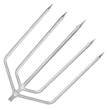 Load image into Gallery viewer, SANLIKE Fishing Gaff 5 Claws Stainless Steel Multi-function Prong Harpoon Head Sharp Barbed Fishing Spear Hook Tools