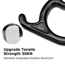 Load image into Gallery viewer, SANLIKE Climbing Keychain Shape Hook Buckle Clip Travelling Easy Carrying Durable Safety Carabiner Outdoor Climbing Equipment