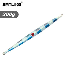 Load image into Gallery viewer, SANLIKE Sea Fishing Luminous Iron Plate Lure 300g Slow Rocking Iron Plate Lead Bait Bionic Fake Lures plate lead bait fish bait