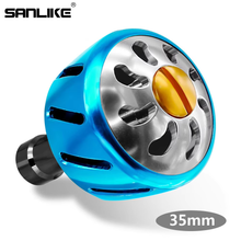 Load image into Gallery viewer, SANLIKE Blue Aircraft Aluminium Swivel Fishing Reel Handle Knob for Shimano A and Daiwa S Reel Handle Fishing Tools