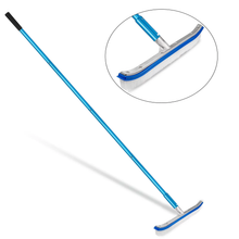Load image into Gallery viewer, SANLIKE Swimming Pool Brush, Adjustable with 6.7ft Polished Aluminium Pole, for Swimming Pool Skimmer Net Cleaning Tools