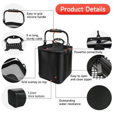 Load image into Gallery viewer, SANLIKE Portable Live Fishing Bucket EVA Thickening Catch Folding Fish Box with Handle Transparent Bag for Outdoor Fishing Tool