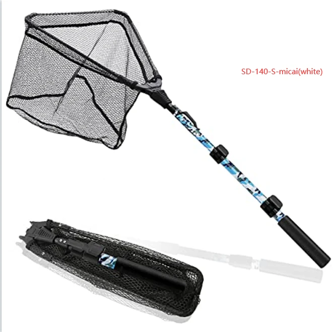 drop net for fishing SANLIKE Fishing Net Collapsible Retractable Sturdy Pole Handle Fish Dr – SANLIKE STORE