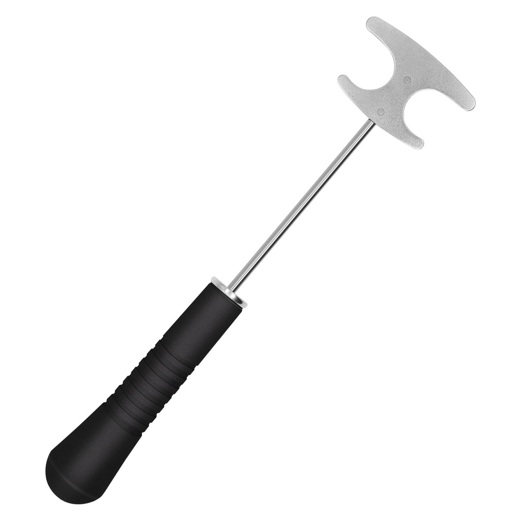 SANLIKE 39cm Shrimp Bait Shovel EVA Anti Slip Handle Stainless Steel Fishing Lure Shovel Fishing Tools Accessories