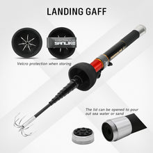 Load image into Gallery viewer, SANLIKE Stainless Steel Squid Gaff Seven Hooks Extendable Contractile Gripper Squids Rod Hook Fishing Gear 3M Squid Tool
