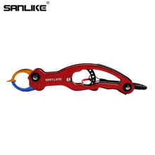 Load image into Gallery viewer, SANLIKE Fish Lip Grip Aluminum Alloy Fishing Plier Portable Trigger Lock Gripper Grabber Grab Tool Fishing Tackle Accessories