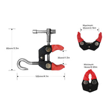 Load image into Gallery viewer, SANLIKE 2pcs Nickel-Plated Lron Knob Clamp On The Car Roof Frame And Twist Tightly Non-Slip Mat Tent Outdoor Camping Tools