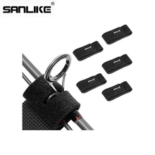 Load image into Gallery viewer, SANLIKE 5Pcs/set Fishing Rod Tie Holders Straps Fastener Elastic Wrap Band Fishing Rod Belts Fishing Tools Accessory