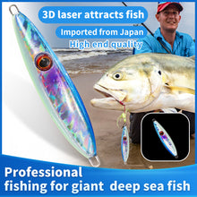Load image into Gallery viewer, SANLIKE 140g 160g 180g Slow Metal Jig Trout Tuna Bass Shore Casting Jigging Spoon Sea Fishing Jigging Fishing Tackle