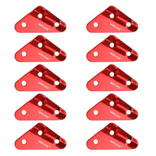 Load image into Gallery viewer, SANLIKE 10pcs Triangles Buckle Paracord Fastener Tent Rope Buckles Aluminum Alloy Outdoor Camping Wind Rope Stopper Portable