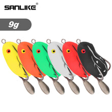 Load image into Gallery viewer, SANLIKE 6pcs Fishing Lure Soft Artificial Silicone Bait Modified Bionic Jump Frog Double Hook Thunder Frog Bait Lure Wobblers