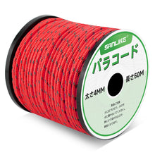 Load image into Gallery viewer, SANLIKE 50M Reflective Tent Rope 4MM Nylon Tent Line Multifunction Outdoor Sports Camping Hiking Tent Accessories