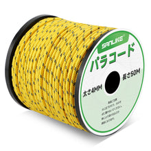 Load image into Gallery viewer, SANLIKE 50M Reflective Tent Rope 4MM Nylon Tent Line Multifunction Outdoor Sports Camping Hiking Tent Accessories