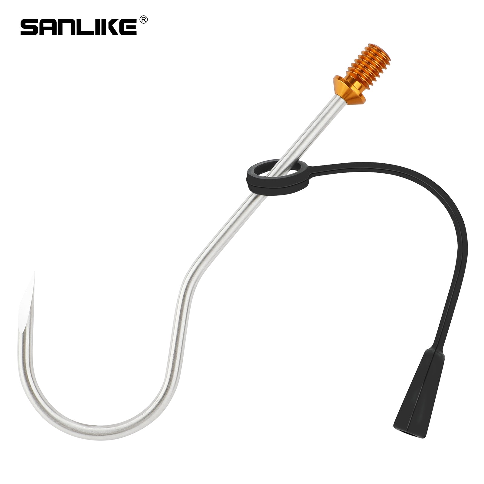 SANLIKE Fishing Gaff Fishing Hook - Stainless Steel Extra  Strong Sharp Fishing Gaff Hook for Saltwater Freshwater Fishing with  Protection Cover : Sports & Outdoors