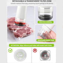 Load image into Gallery viewer, SANLIKE Handheld Wireless Vacuum Sealing Machine Comes With 30 Reusable Bags Portable Food Compression Bag Fresh-keeping Machine