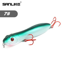 Load image into Gallery viewer, SANLIKE Fake Lures Freshwater Sea Fishing Baits Fishing Equipment 10 cm / 15.6G artificial fishing bait Snake head pencil bait