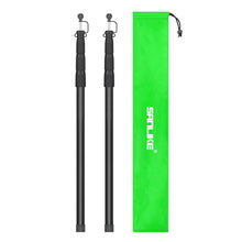 Load image into Gallery viewer, SANLIKE 2.5m Telescopic Tarp Poles Extendable Tent Poles Flysheet Pole Aviation Aluminum Shelter Support Rod Camping Hiking Tool