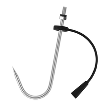 Load image into Gallery viewer, SANLIKE M6/M8 Fishing Gaff Stainless Steel Fishing Spear Hook with Protection Cover for Saltwater Freshwater Fishing Accessories