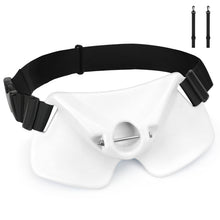 Load image into Gallery viewer, SANLIKE Fishing Belt Rod Holder Adjustable Length Fishing Fighting Waist Belt with EVA Padded Great Plastic Material Fighting Belt WHITE