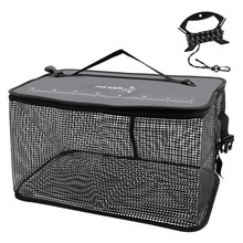 Load image into Gallery viewer, SANLIKE Portable Floating Fishguard Net Protection Fishing Basket Sea Fishing Rock Fishing Protection Live Fish Bucket Quick Dry