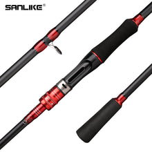 Load image into Gallery viewer, SANLIKE 1.6m / 1.8m Spinning Fishing RodsDrop Reel Fishing RodsCarbon Fibre Portable Telescopic RodsCasting Bait Fishing Tools