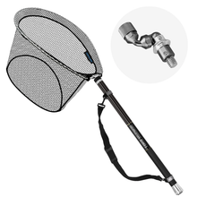 Load image into Gallery viewer, SANLIKE 3m Fishing Net Retractable Fishing Landing Net Carbon Fibre Pole Portable Fishing Net and Folding Joints Fishing Tools