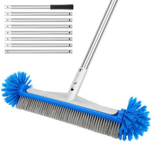 Load image into Gallery viewer, SANLIKE Pool Brush with Round Ends with EZ Clip for Cleaning Pool Walls, Steps, Inground/Above Ground Swimming Pool 10FT Pole 318CM