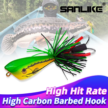 Load image into Gallery viewer, SANLIKE ABS Plastic Hard Bait Thunderfrog Lures Fishing Lures with Smooth Spray Paint Pro Bionic Barbed Hooks Fishing Tools
