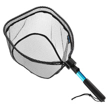 Load image into Gallery viewer, SANLIKE 0.64m Folding Fishing Landing Net Aluminum Fishing Hand Net Portable Lightweight Retractable Fishing Tools Accessories