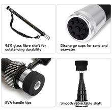 Load image into Gallery viewer, SANLIKE Telescoping Fishing Landing Net 240cm Portable Folding Hand Mesh Carbon Pole for Carp Fishing Tackle Catching Releasing
