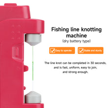 Load image into Gallery viewer, SANLIKE Electric assisted knotters Fishing line winders Fishing line automatic knotters Fishing equipment Fishing tools