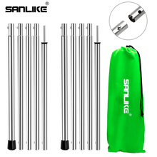 Load image into Gallery viewer, SANLIKE Tent Pole Telescopic Adjustable Stainless Steel Support Rod Tent Awnings Support Supplies Outdoor Camping Accessories