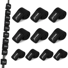 Load image into Gallery viewer, SANLIKE 10 Pcs Fishing Rod Ties Bracket Strap Belt Waistband Sling Fastener Elastic Bandage Fishing Accessories Tackle Tools