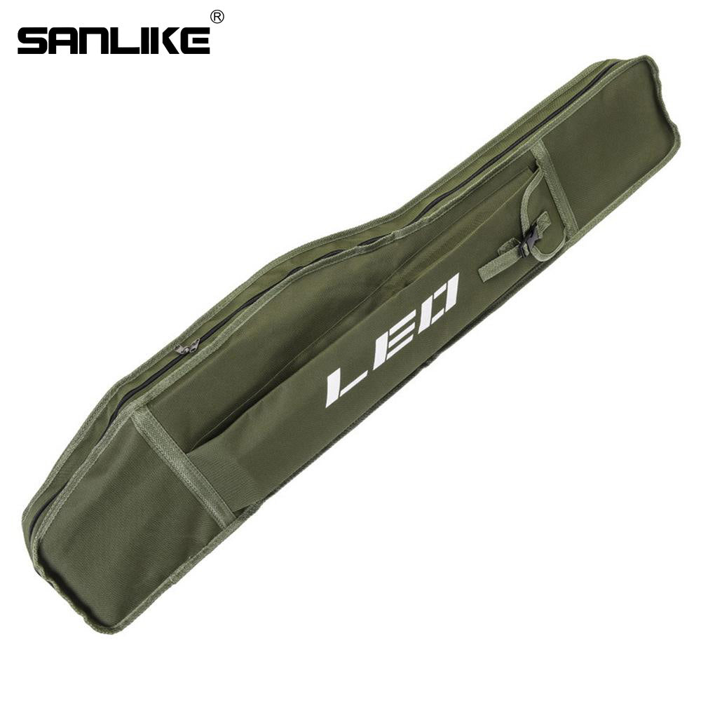 SANLIKE Foldable 1.2m Fishing Rod Bag Fishing Tackle Storage Portable Travel Shoulder Bag Tool Accessories