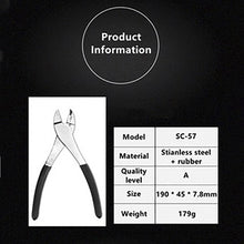 Load image into Gallery viewer, SANLIKE Stainless Steel Fishing Pliers Multifunction Pliers Fishing Pliers Non Slip Rubber Grip Fishing Tackle Tool