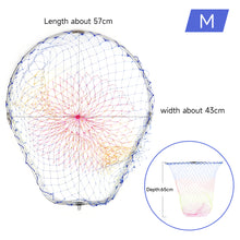 Load image into Gallery viewer, SANLIKE Fishing Net Head Aluminum Alloy Foldable Extending Frame Nylon Dip Net 12mm Screw Fishing Equipment Accessories